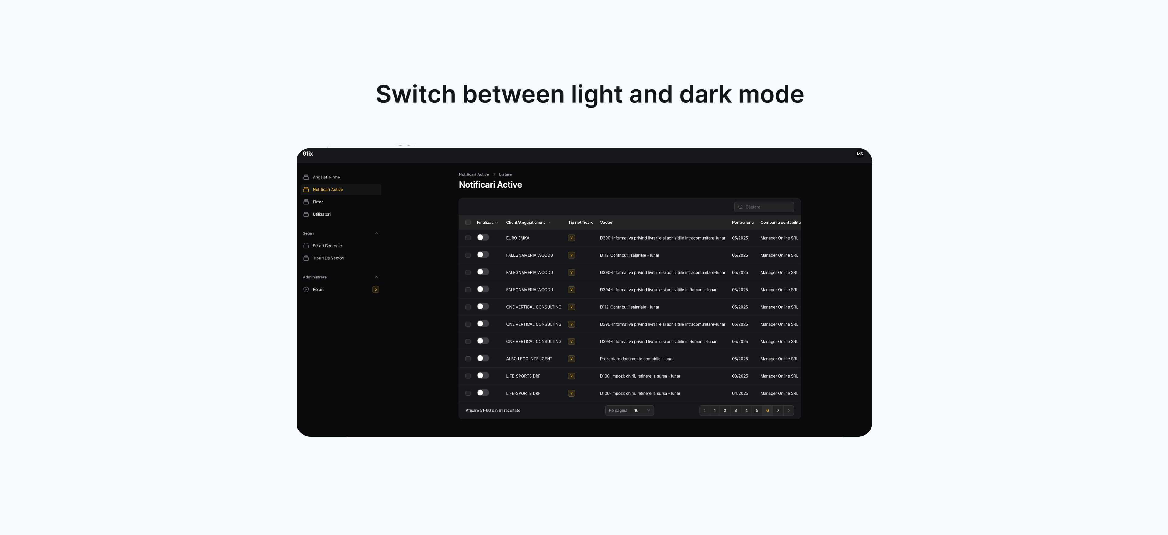 Dark Mode